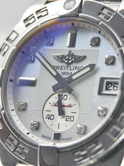 Breitling Galactic Stainless Steel 36mm Automatic Ladies Watch A37330