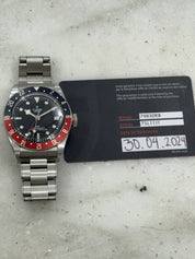 2024 Tudor Black Bay GMT Pepsi Black Dial Stainless Steel Men's Watch 79830RB
