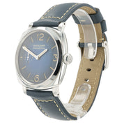 Panerai Radiomir Blue Dial Steel 42mm Manual Wind Small Second Mens PAM01144