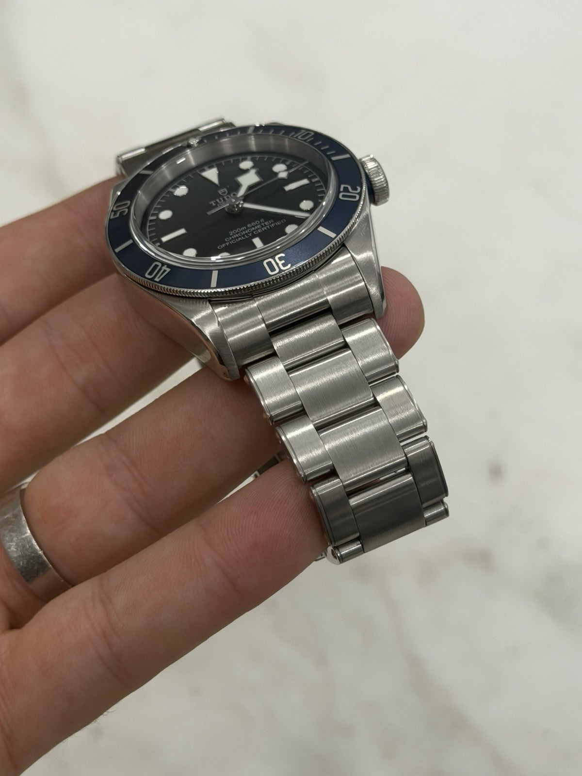 2021 Tudor Black Bay Blue Stainless Steel Men's Watch 79230B - Box & Papers