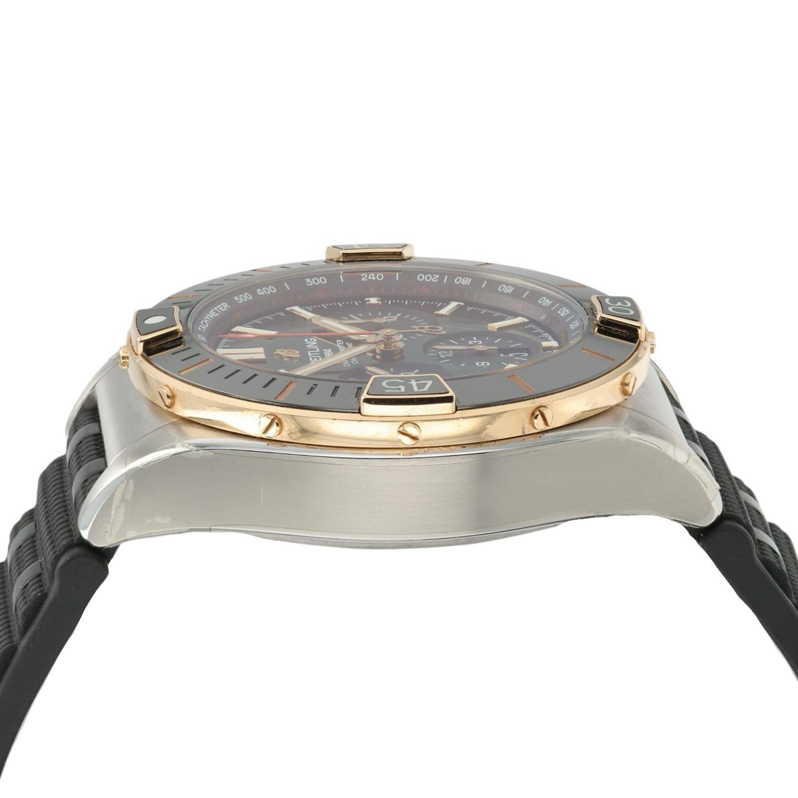 Breitling Chronomat Green Dial 18k Red Gold 44mm Automatic Men’s Watch UB0136