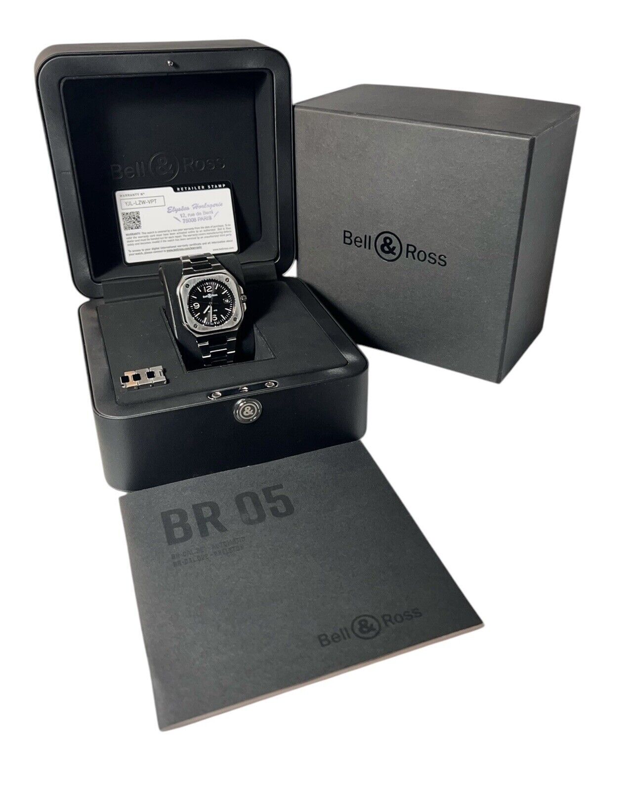 Bell & Ross BR 05 Stainless Steel Black Dial 40mm Automatic Men’s Watch BR05