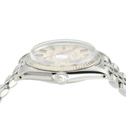 Rolex Date Silver Dial Stainless Steel 34mm Automatic Movement Mens Watch 1500