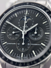 Omega Speedmaster Moonwatch Chrono Manual Steel Mens Watch Ref 3576.50.00 B&P