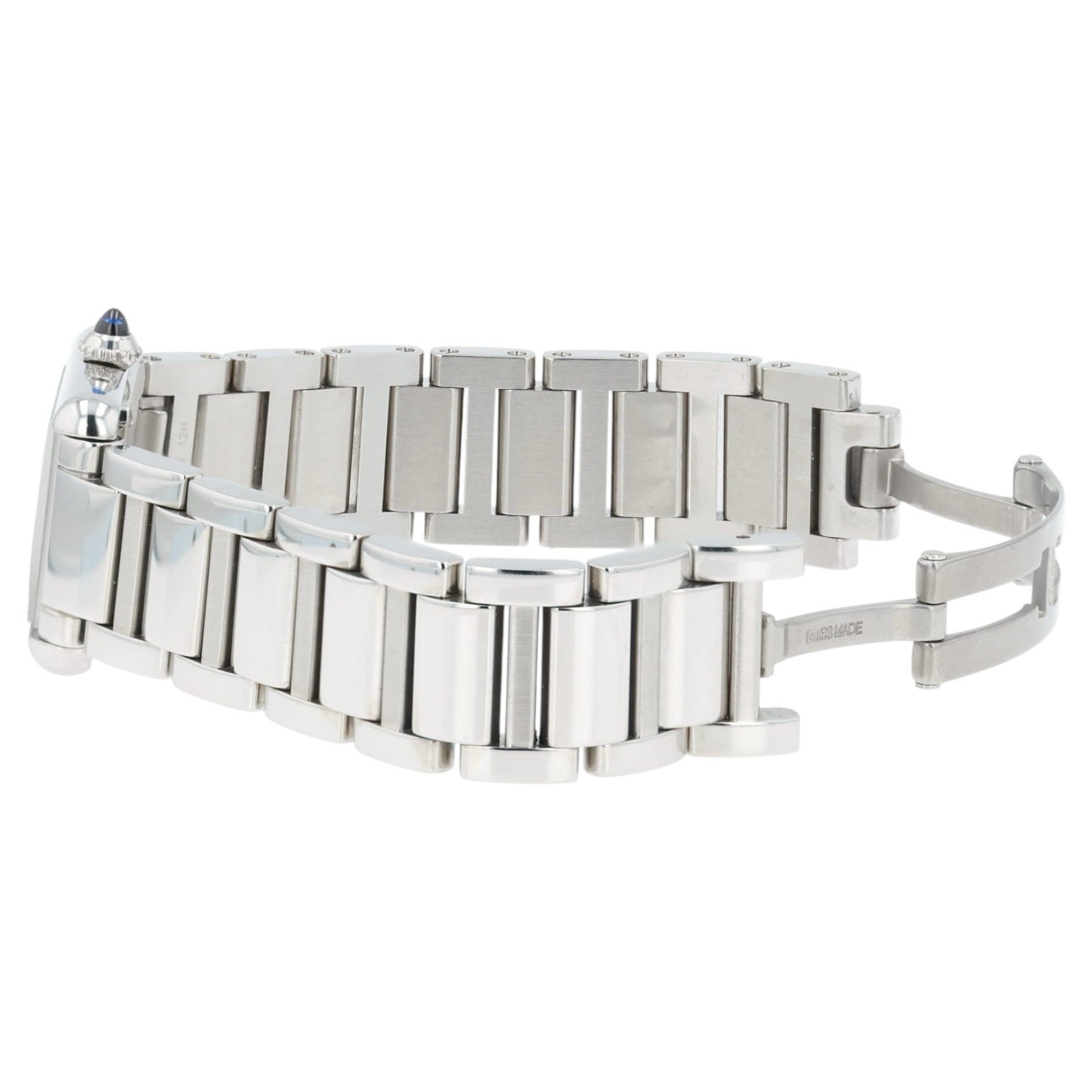 Cartier Tank Must de Cartier Silver Dial Stainless Steel 29.5mm Quartz WSTA0107