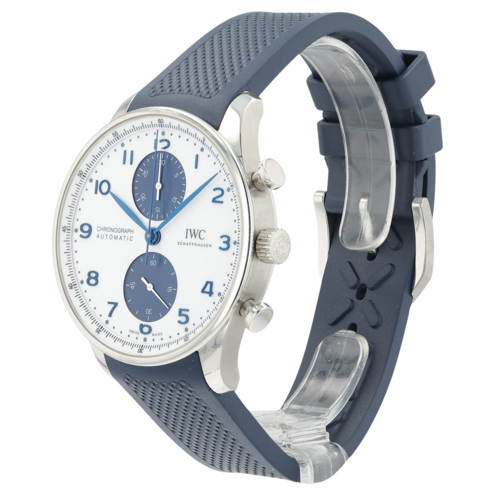 IWC Portugiesser White Dial Stainless Steel 41mm Automatic Men’s Watch IW371620