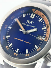 IWC Aquatimer Stainless Steel Blue Dial 42mm Automatic Mens Watch IW354806