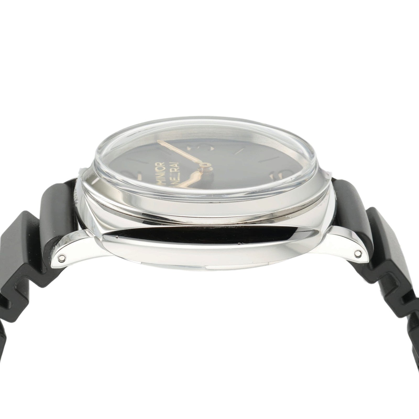 Panerai Luminor Black Dial Stainless Steel 47mm Manual Wind Mens Watch PAM00372