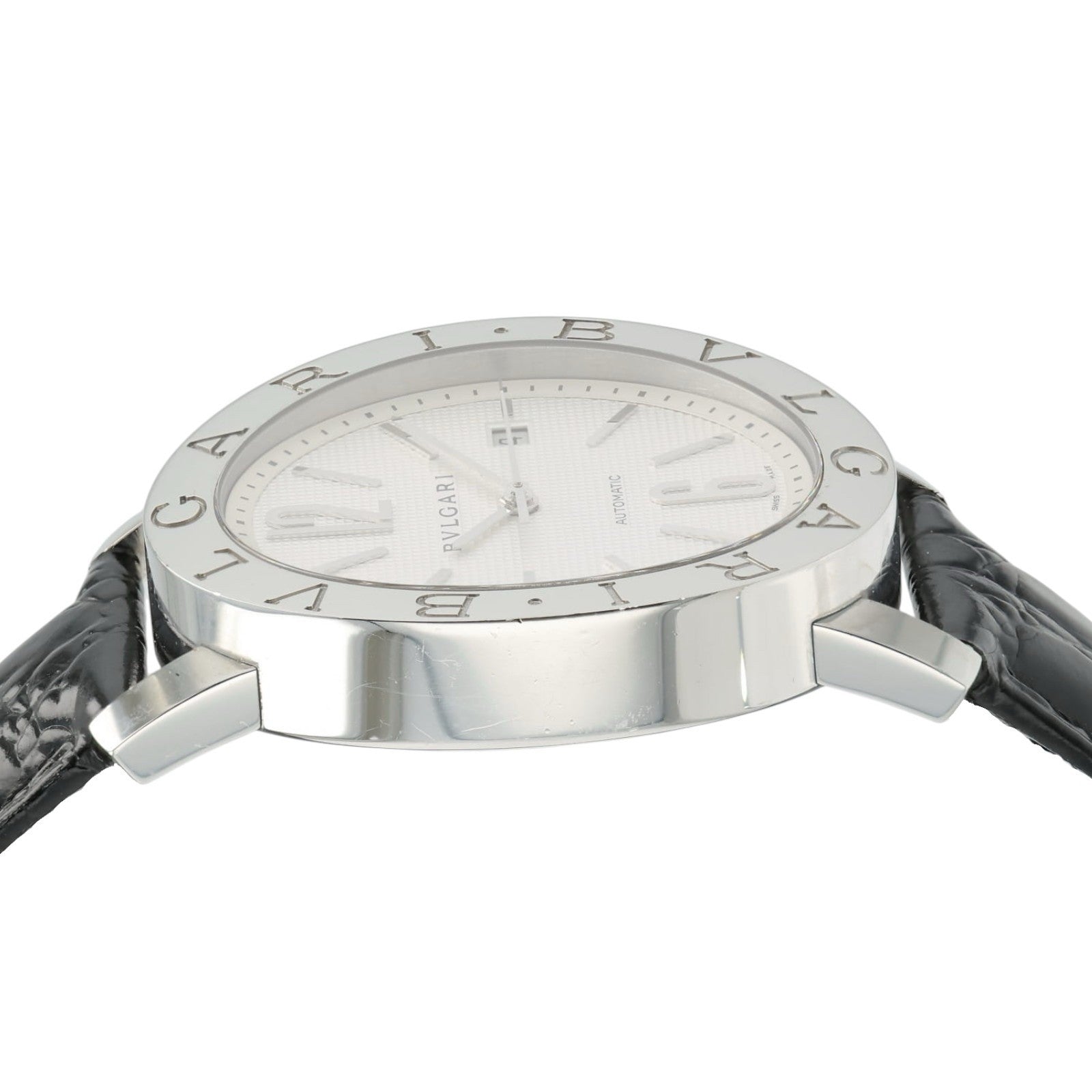 Bvlgari Chronograph White Dial Stainless Steel 42mm Automatic Men’s Watch BB42SL