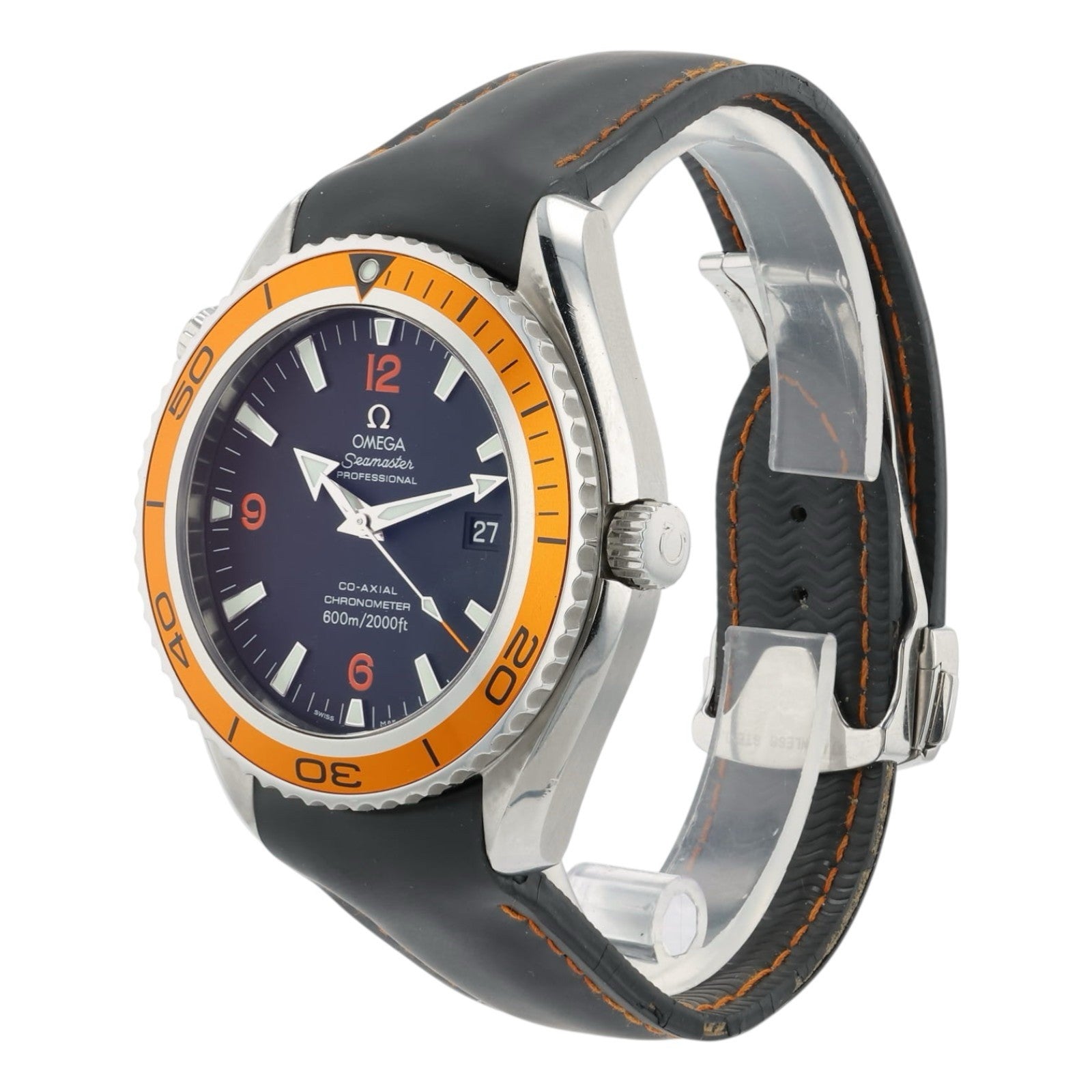 Omega Seamaster Black Dial Stainless Steel 45.5mm Automatic Mens 2908.50.82