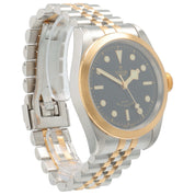 Tudor Black Bay Gold & Steel Black Dial 41mm Automatic Movement Mens Watch 79543