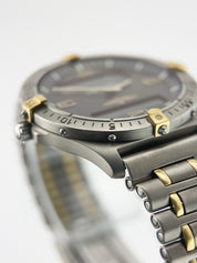 Breitling Aerospace Titanium Grey Dial 40mm Quartz Movement Mens Watch F56062