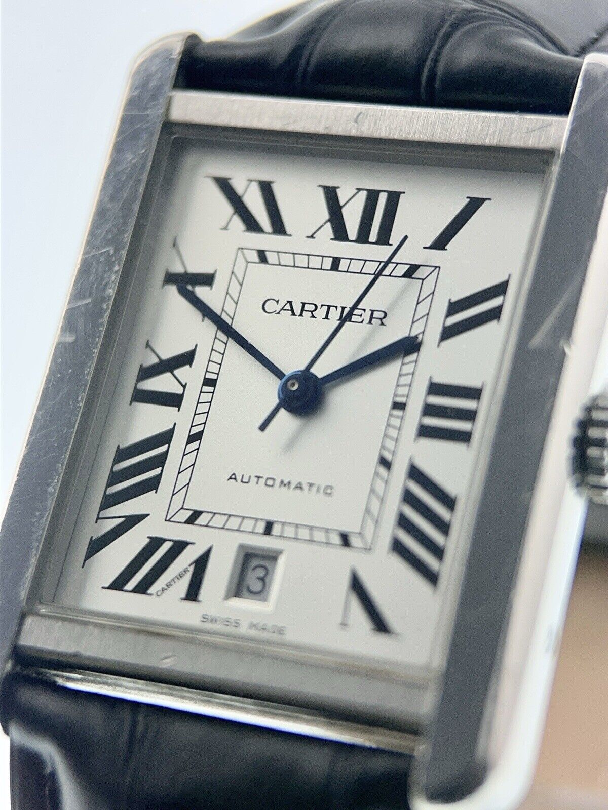 Cartier Tank Solo Steel Silver Color Dial 31mm Automatic Men’s Watch W5200028