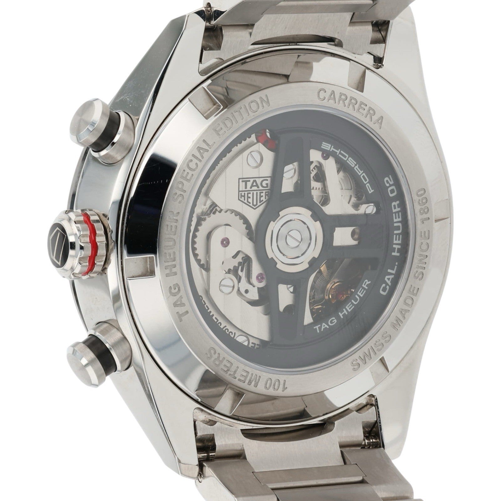 Tag Heuer Carrera Porsche Stainless Steel Grey Dial 44mm Automatic Mens CBN2A1F