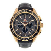 Omega Seamster Aqua Terra 18k Rose Gold Grey Dial 44mm Mens 231.53.44.52.06.001