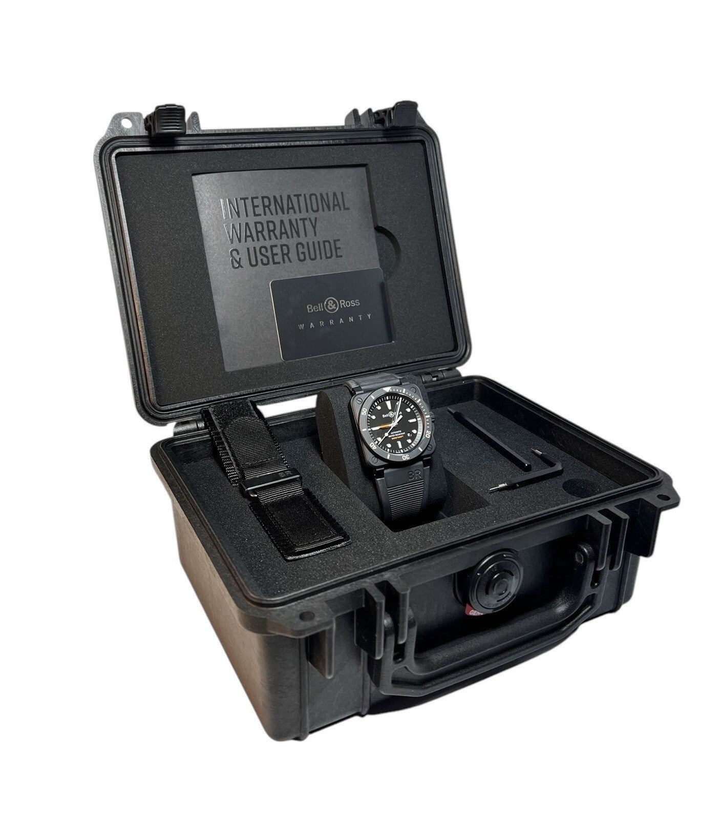 Bell & Ross Ceramic Black Dial 42mm Automatic Men’s Watch BR03-92 - Box/Papers