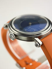 Speake-Marin The Piccadilly Titanium Blue Dial 38mm Automatic Men’s Watch