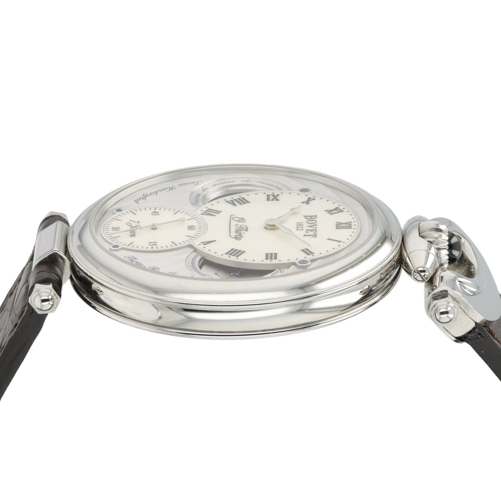 Bovet 1822 Ivory Dial Stainless Steel 42mm Manual Wind Men’s Watch NTS0009