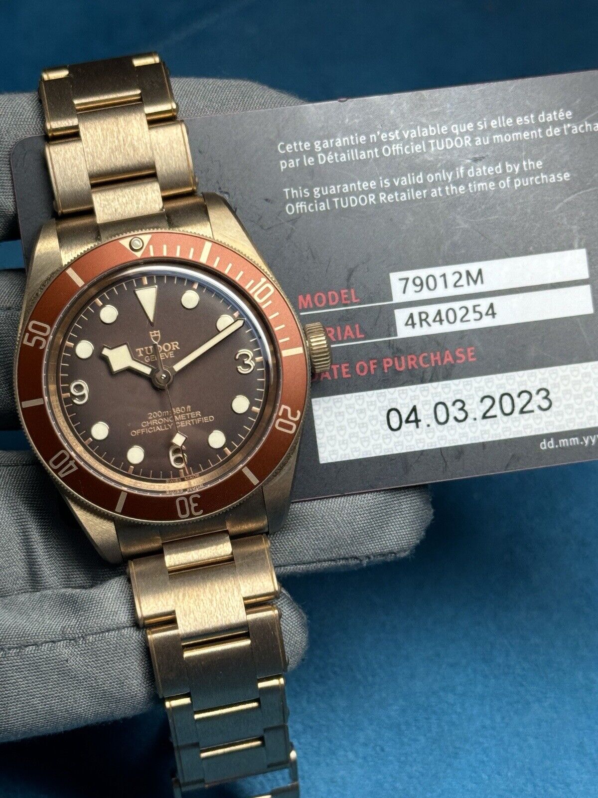 2023 Tudor Black Bay Fifty Eight Bronze 39mm Automatic Men’s Watch 79012M