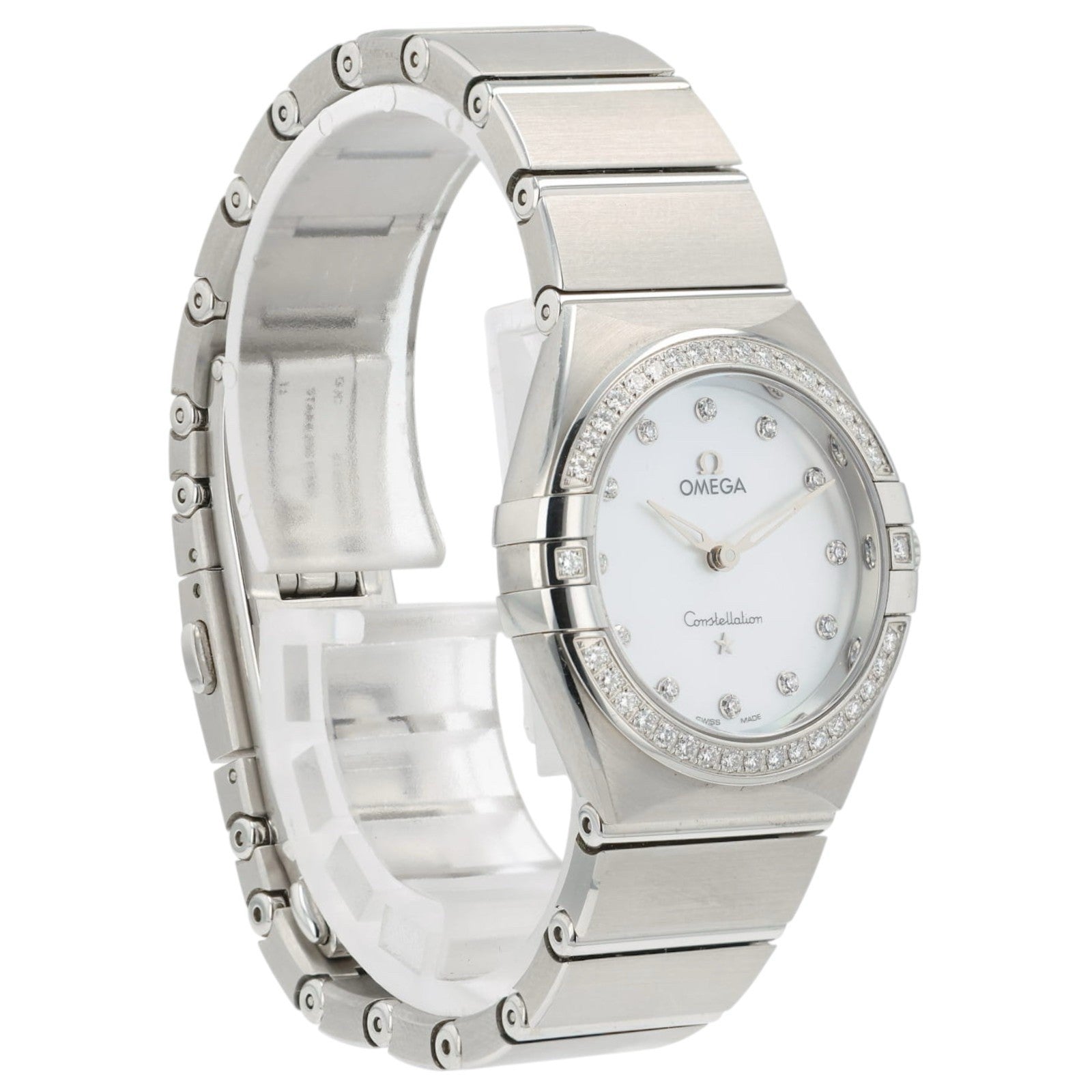 Omega Constellation MOP Dial Steel 28mm Quartz Women's Watch 131.15.28.60.55.001