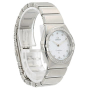 Omega Constellation MOP Dial Steel 28mm Quartz Women's Watch 131.15.28.60.55.001