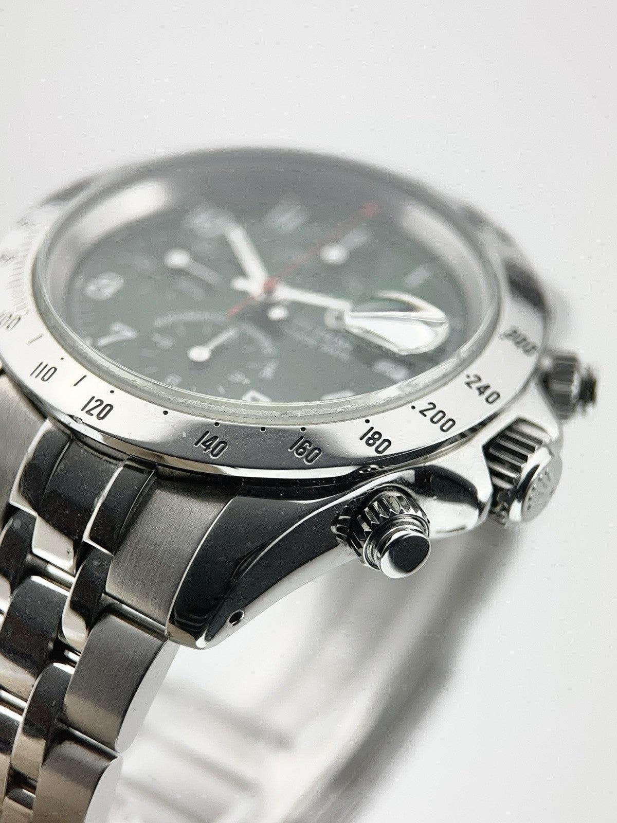 Steel Green Tudor Prince Date Chronograph 79280P | Birmingham Luxury Watches Birmingham, Michigan