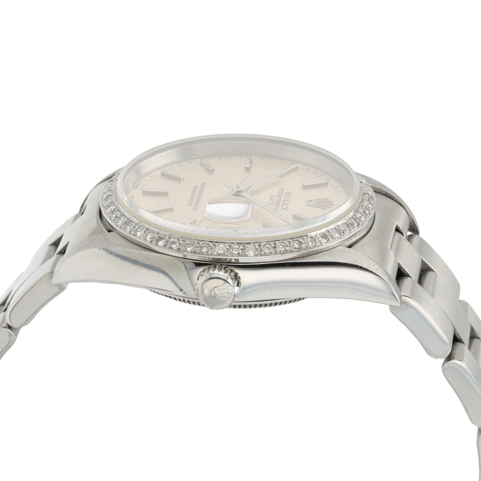 Rolex Datejust Silver Dial Stainless Steel 36mm Automatic Men’s Watch 16220
