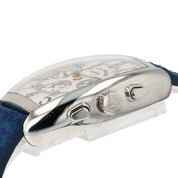Franck Muller Cintree Curvex Steel Silver Dial 35mm Automatic Men’s Watch 7850CC