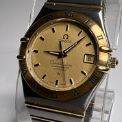 Omega Constellation Chronometer Automatic Two Tone Date 35mm Watch Cal. 1120