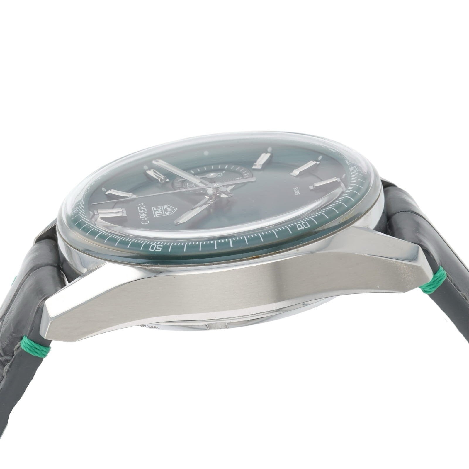 Tag Heuer Green Dial Stainless Steel 39mm Automatic Movement Mens Watch CBS2211