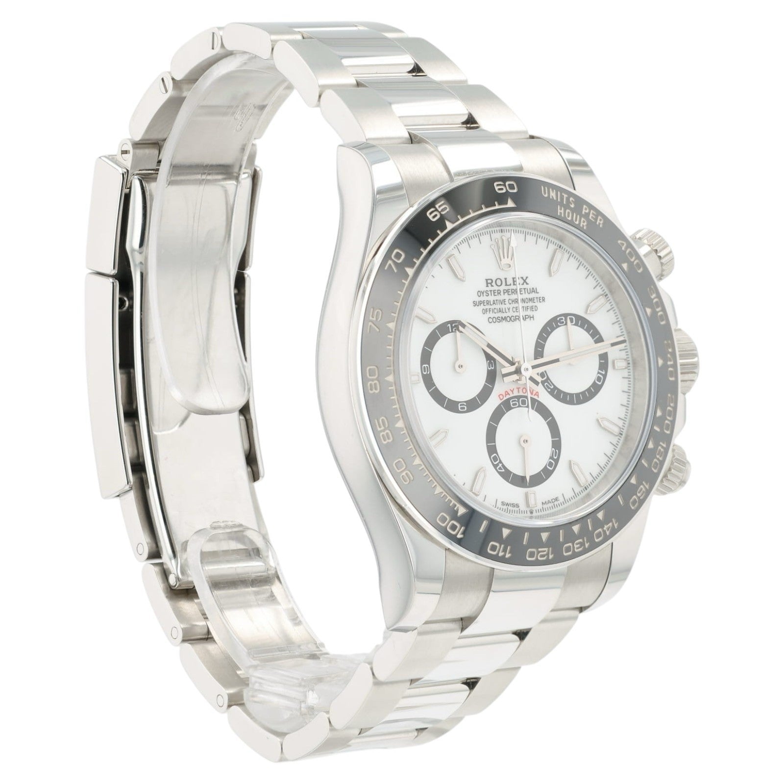 Rolex Daytona Panda White Dial Stainless Steel 40mm Automatic Men’s 126500LN