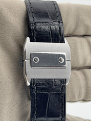 Cartier Santos Stainless Steel Silver Dial Midsize 33mm Automatic Men's Watch