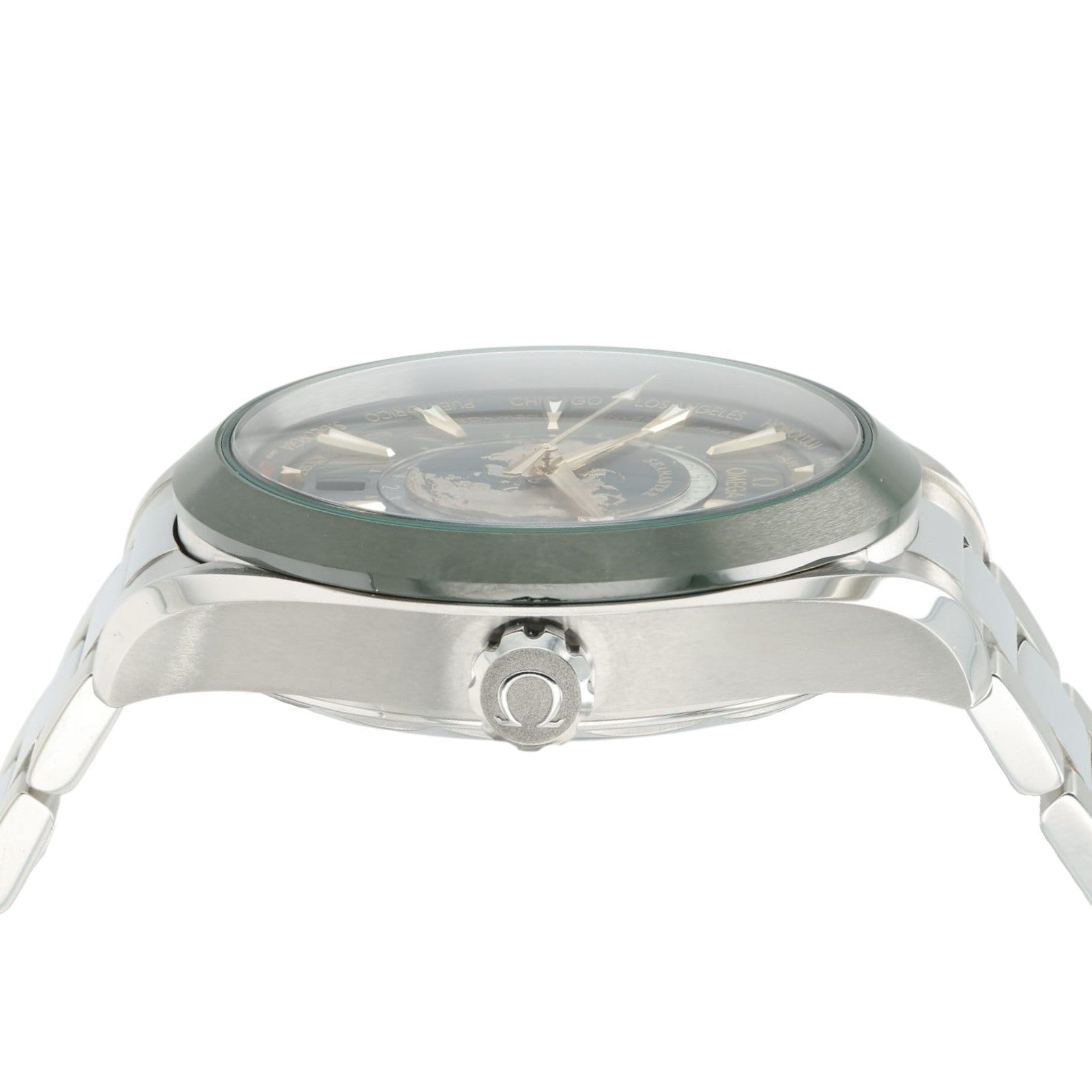 Omega Worldtimer Aqua Terra Green Dial Steel 43mm Automatic 220.30.43.22.10.001