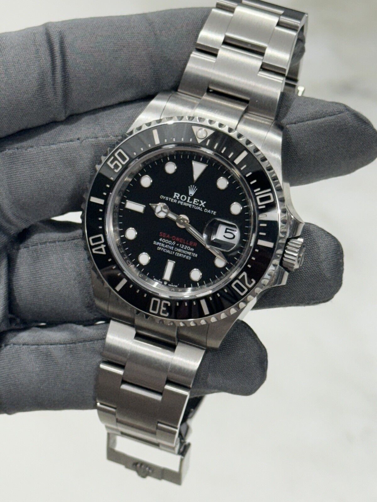 2023 Rolex Sea Dweller Red Letter 126600 Black Dial 43mm Watch - Box/Papers