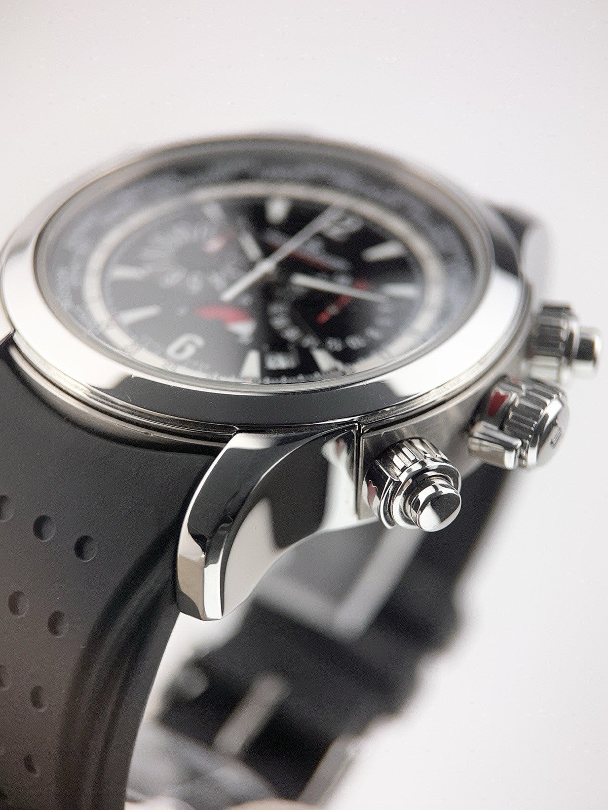 Jaeger-LeCoultre Stainless Steel Black Dial 46mm Automatic Mens Watch Q1768470
