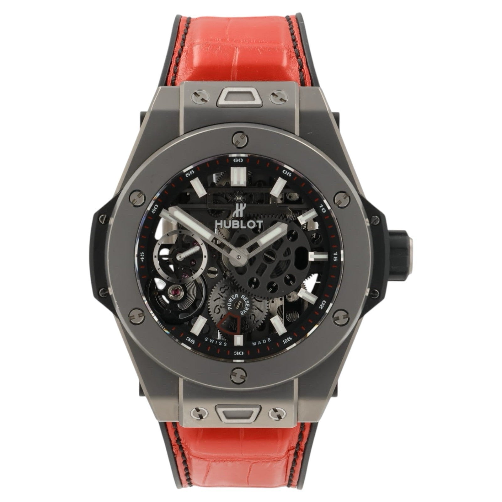 Hublot Big Bang Meca-10 Skeleton Dial Titanium 45mm Manual Wind 414.NI.1123.RX