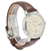 Grand Seiko Elegance GMT Ivory Dial Steel 39.5mm Automatic Mens Watch SBGM221