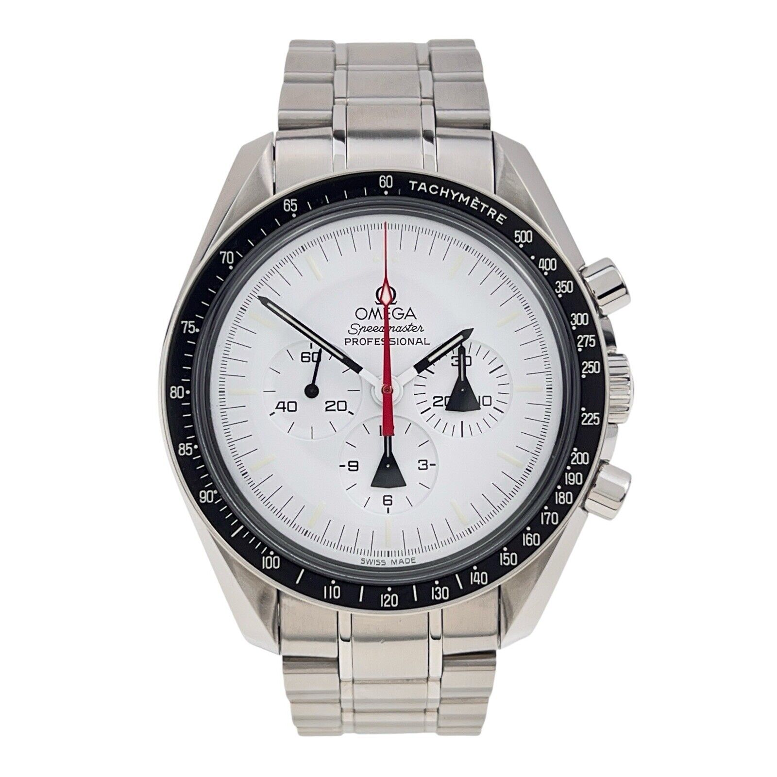 Omega Speedmaster Alaska Project Steel White Dial 42mm Manual Wind Men ...