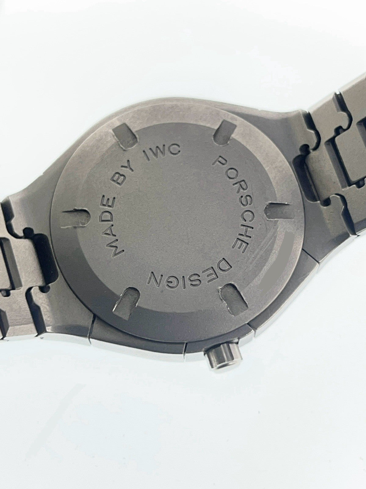 IWC Porsche Titanium Blue Dial 3742