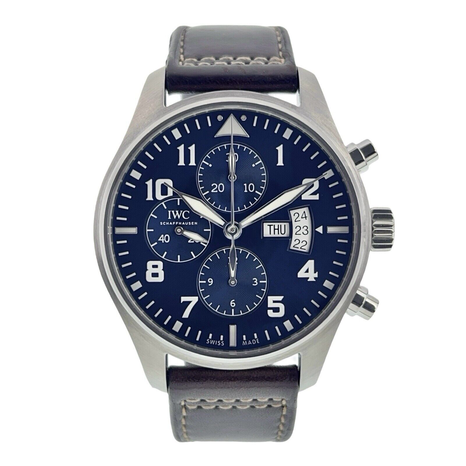 IWC Pilot Chronograph Stainless Steel Blue Dial 43mm Automatic Men’s IW377706