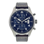 IWC Pilot Chronograph Stainless Steel Blue Dial 43mm Automatic Men’s IW377706