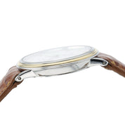 Blancpain Villeret Stainless Steel White Dial 34mm Automatic Mens Watch 9513