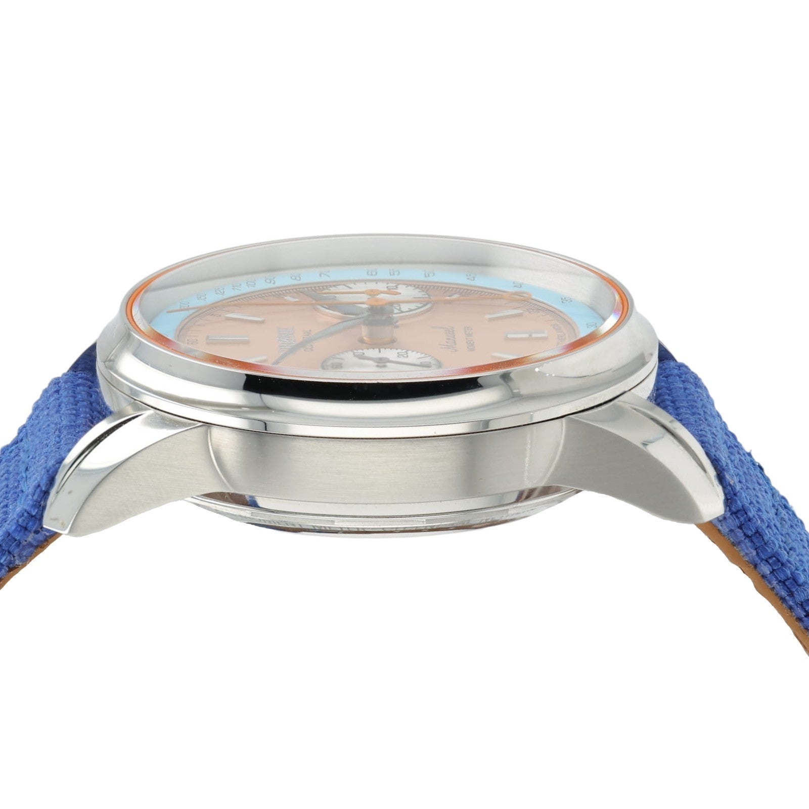 Grone Manueel Moment Meter Copper Dial Stainless Steel 39mm Manual Wind Mens