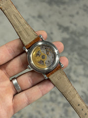Chronoswiss Delphis CH1423 Jumping Hour Retrograde Silver SS Watch - FOR PARTS