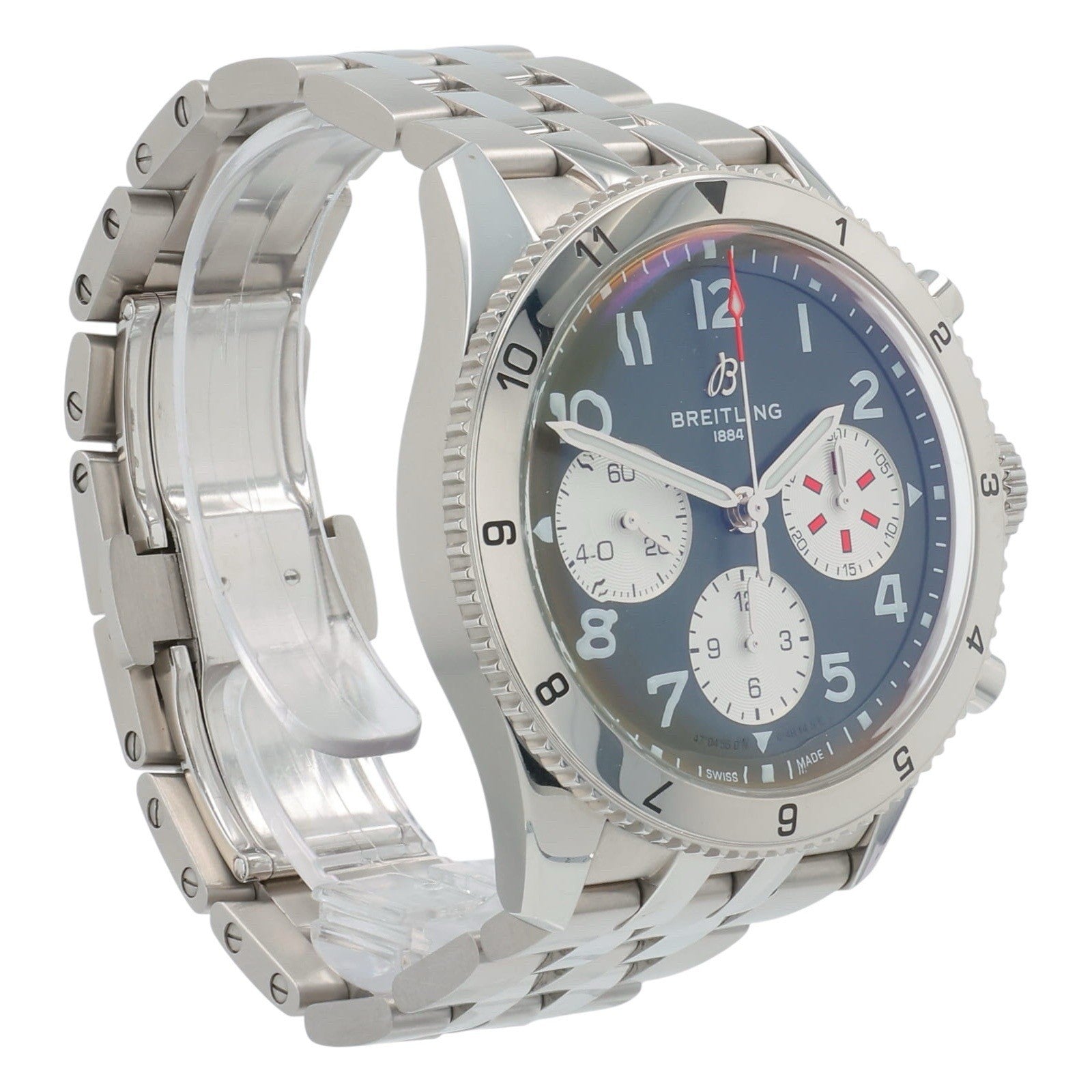 Breitling AVI Chronograph Green Dial Stainless 42mm Automatic Men’s A23380