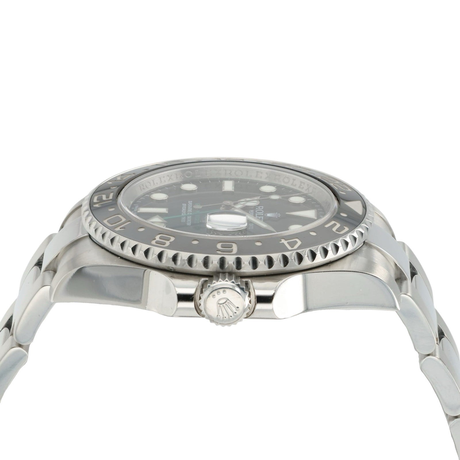 Rolex GMT Master II Black Dial Stainless Steel 40mm Automatic Mens 116710LN