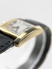 Cartier Tank Francaise Small 18k Yellow Gold Ladies Quartz Watch Ref. 2385