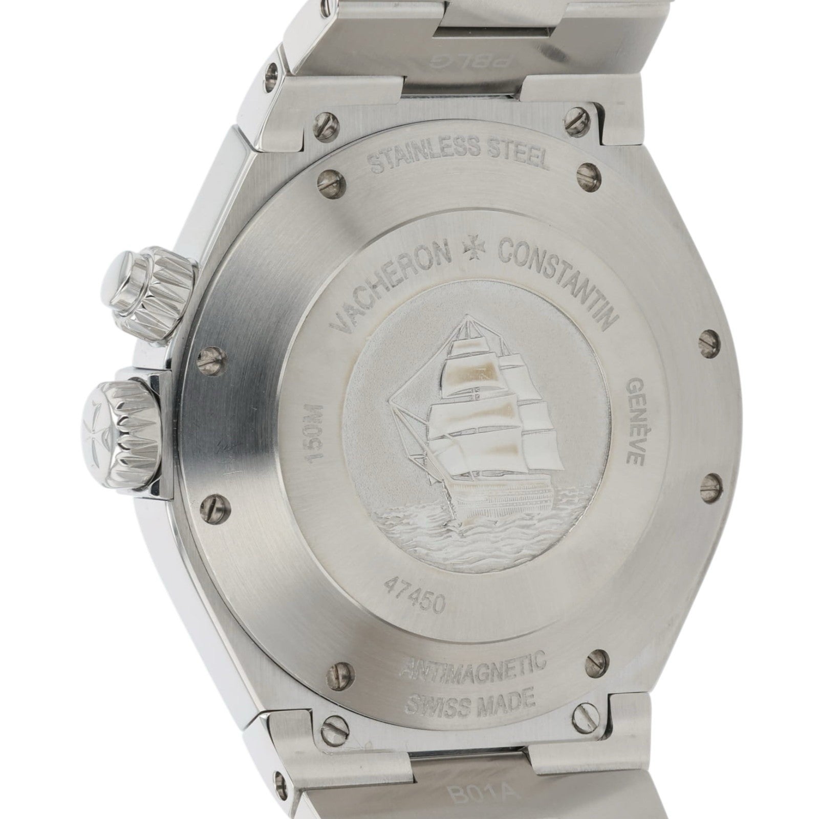 Vacheron Constantin Black Dial Stainless Steel 42mm Automatic Men’s Watch 47450