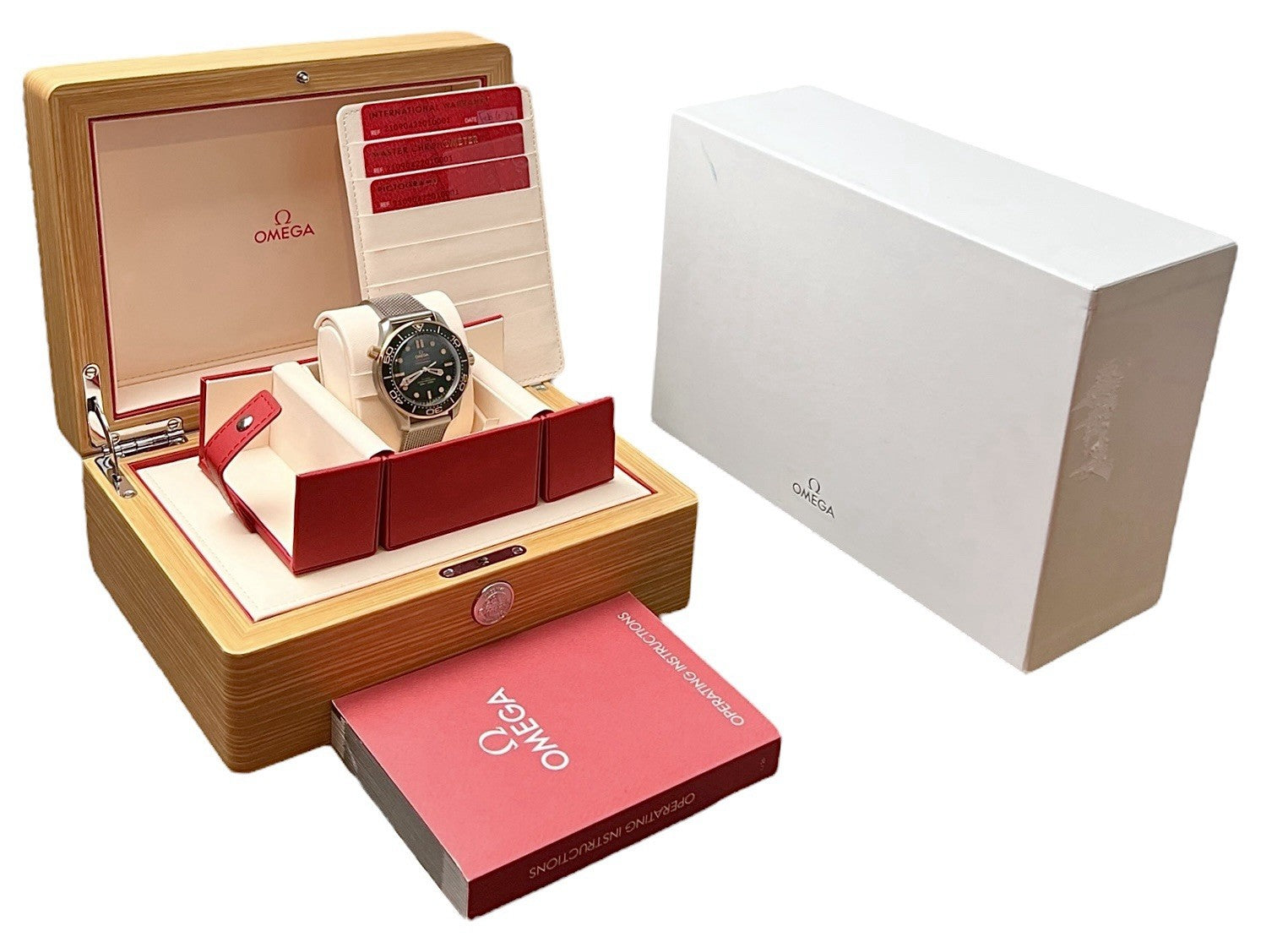 Omega Seamaster Diver Titanium Green Dial 42mm Automatic 210.90.42.20.10.001