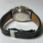 Breitling Two-Tone Blue Dial 39mm 81.950 Chronograph Automatic Date Watch - READ